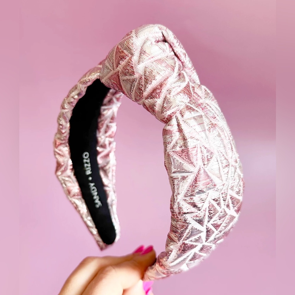 Pink & Silver Shimmer Headband